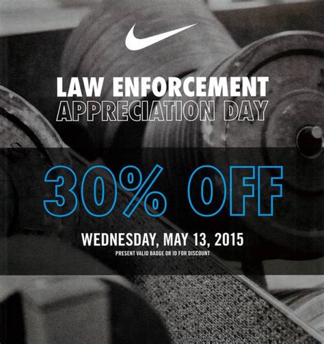 nike law enforcement discount